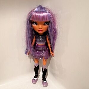 RAINBOW Surprise Poopsie Amethyst Rae Doll 14 Inch Purple Hair Tattoos 2019 MGA.